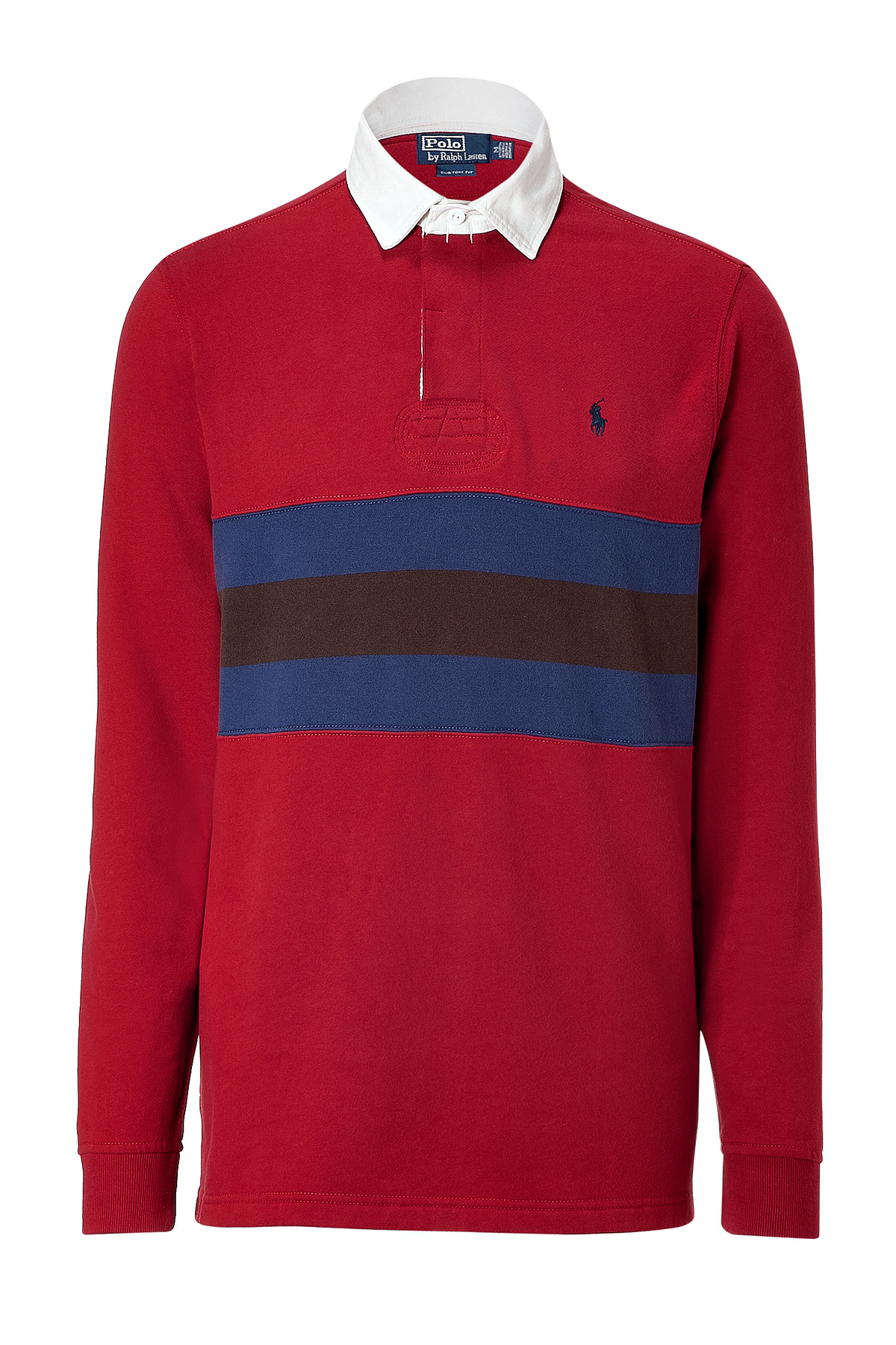 Ralph Lauren Eaton Red Fancy Rugby Shirt in Red for Men | Lyst
