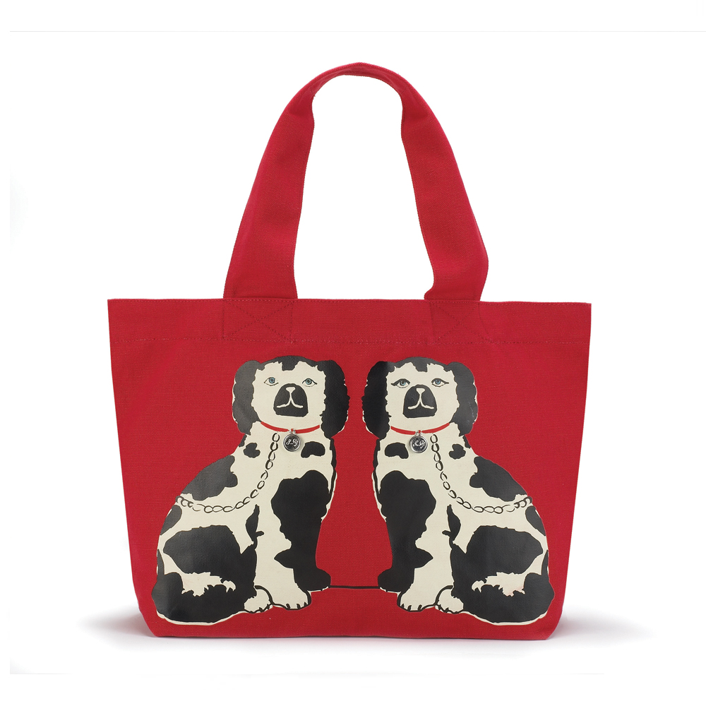 Lulu Guinness Two Of A Kind Large Florence Tote in Red | Lyst