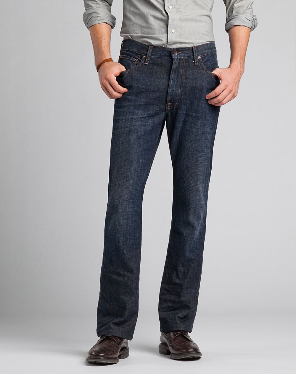 Lucky Brand 181 Relaxed Straight Jeans in Blue for Men (ol night shift ...