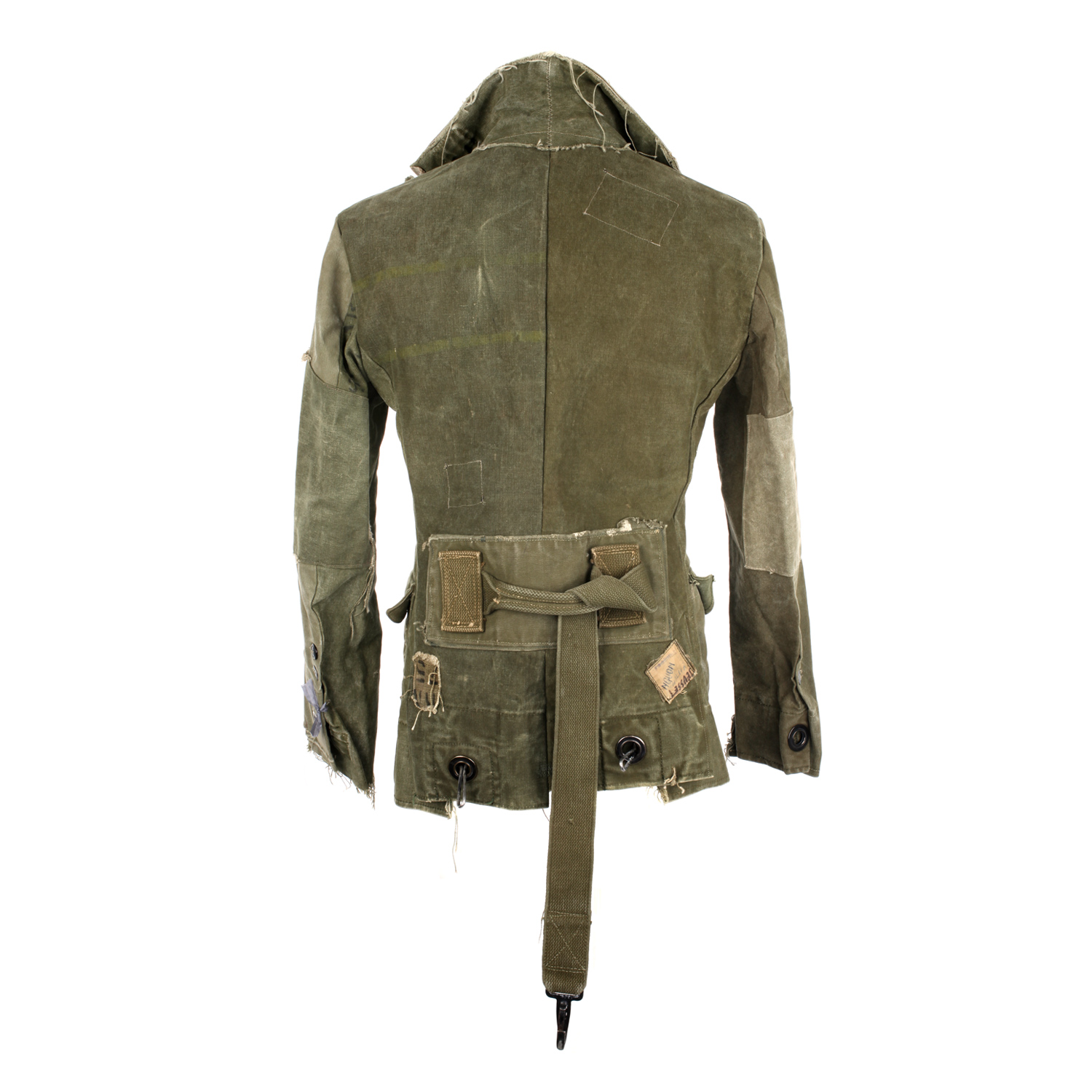 Greg lauren Vintage Military Canvas Blazer Jacket in Green for Men (army) | Lyst
