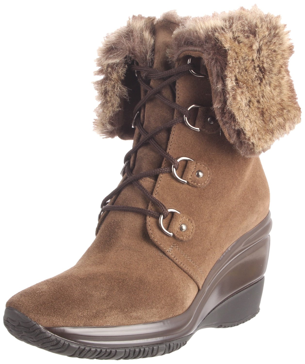 Aquatalia By Marvin K Aquatalia By Marvin K. Womens Brass Lace-up Boot ...