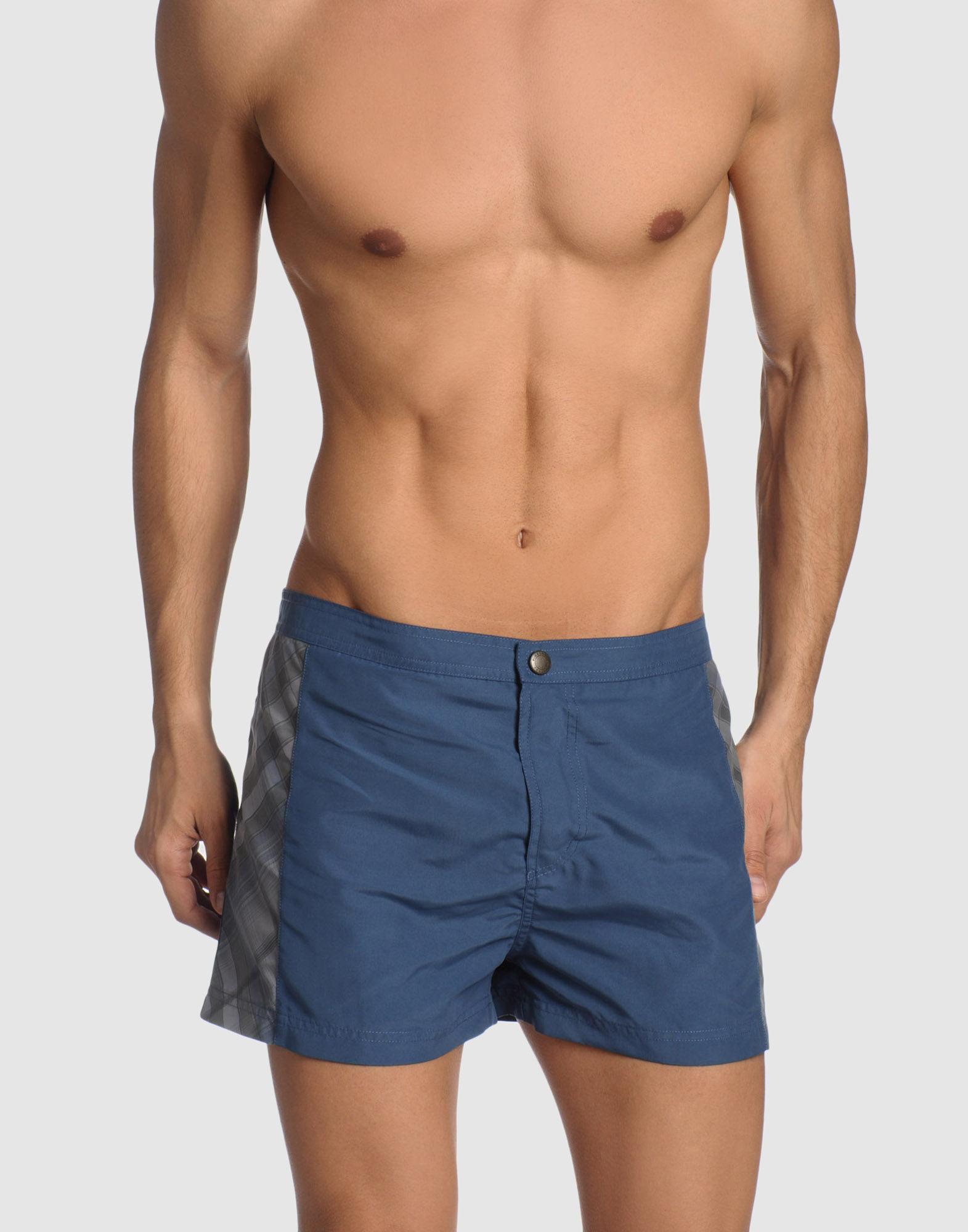 Burberry Brit Swimming Trunks in Blue for Men (red) | Lyst