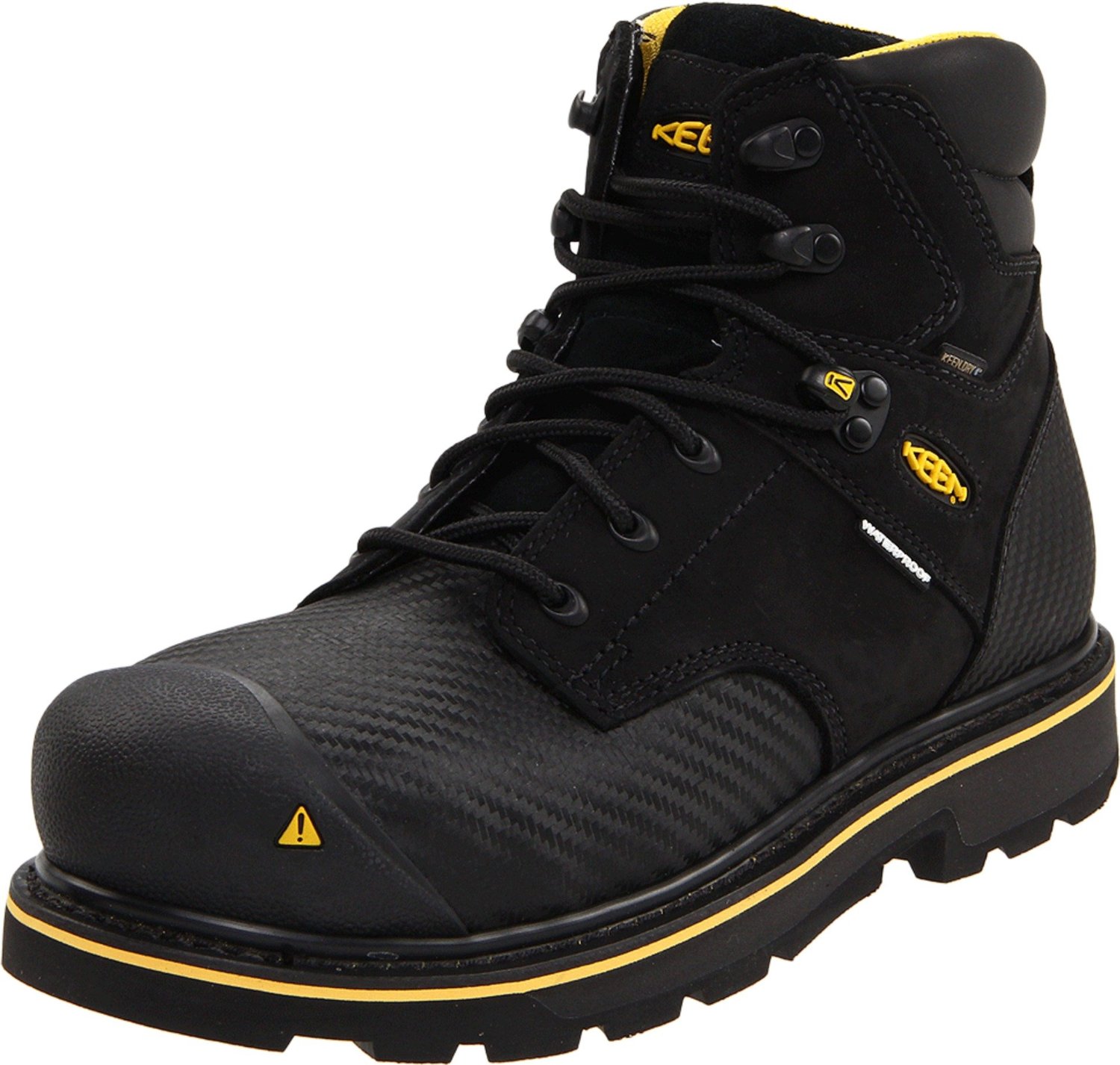 Keen Mens Tacoma Mid Steel Toe Work Boot in Black for Men | Lyst