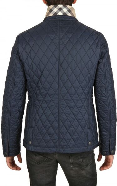 Burberry Brit Quilted Jacket in Blue for Men (navy) | Lyst