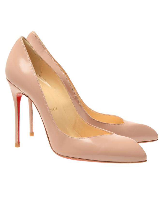 Christian louboutin \u0026#39;Corneille 100\u0026#39; Patent Leather Court Shoes in ...  