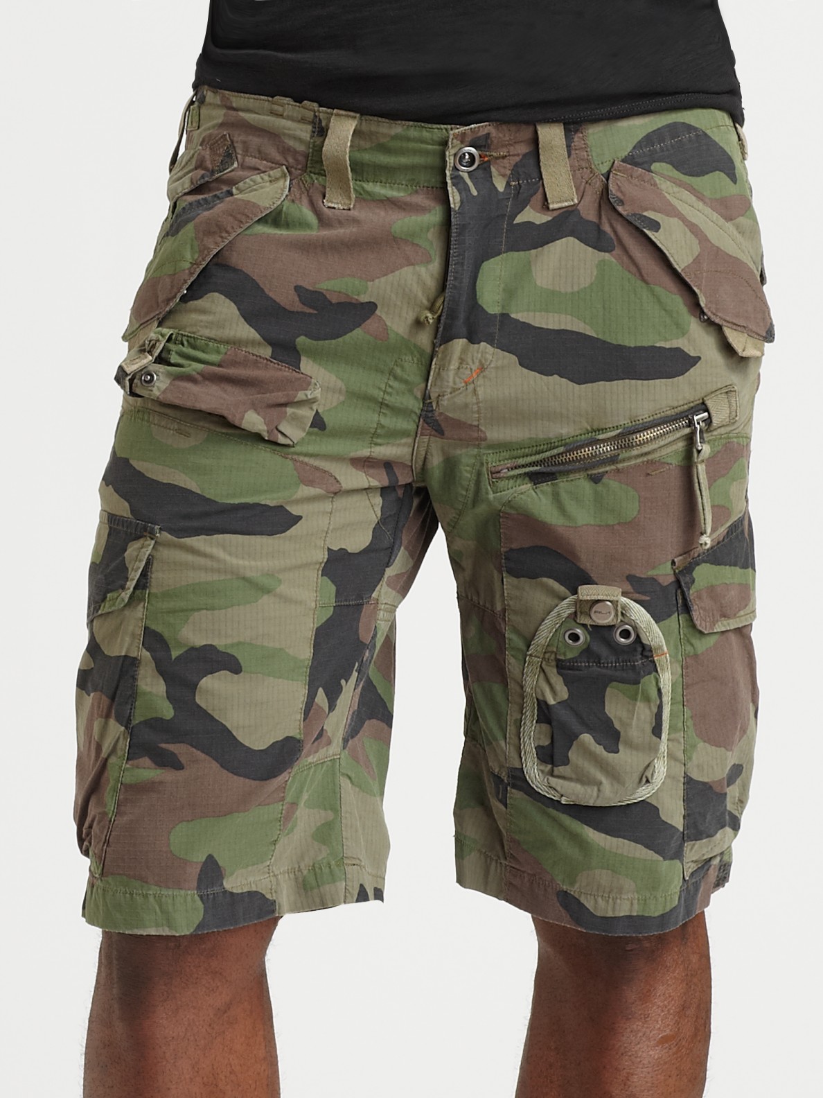 Rlx Ralph Lauren Search Rescue Camouflage Shorts in Green for Men | Lyst