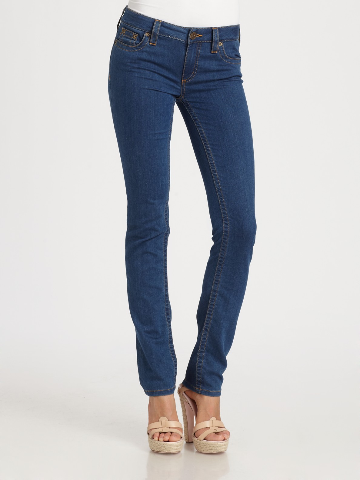 Lyst - Red valentino Skinny Jeans in Blue