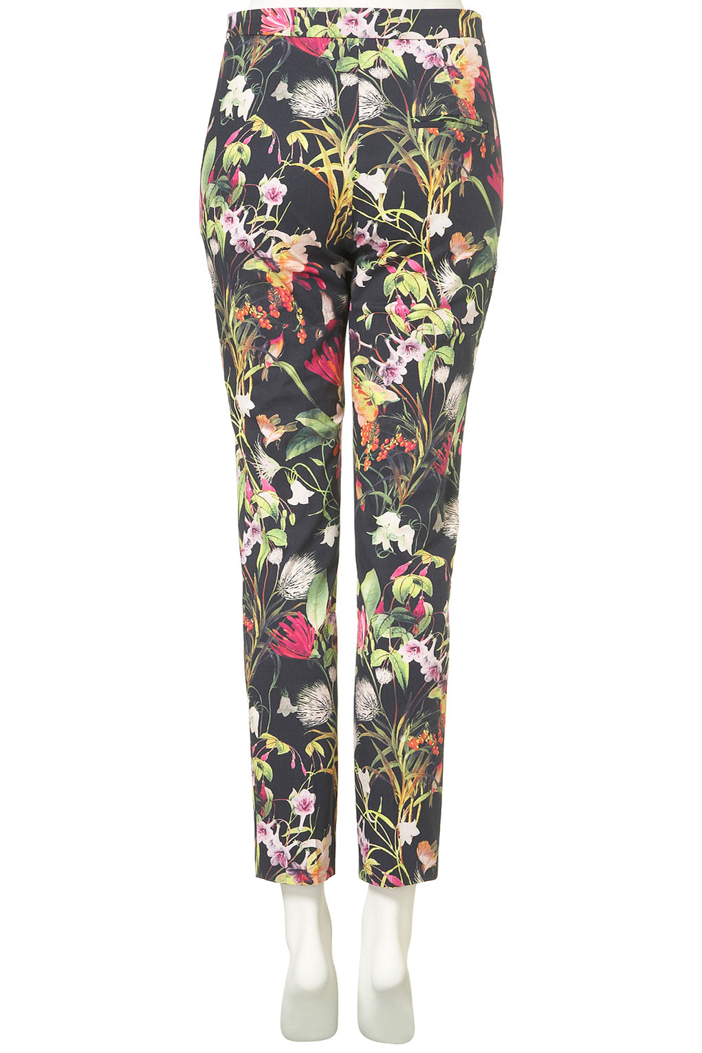 Lyst - Topshop Co-ord Tropical Slim Trousers in Blue