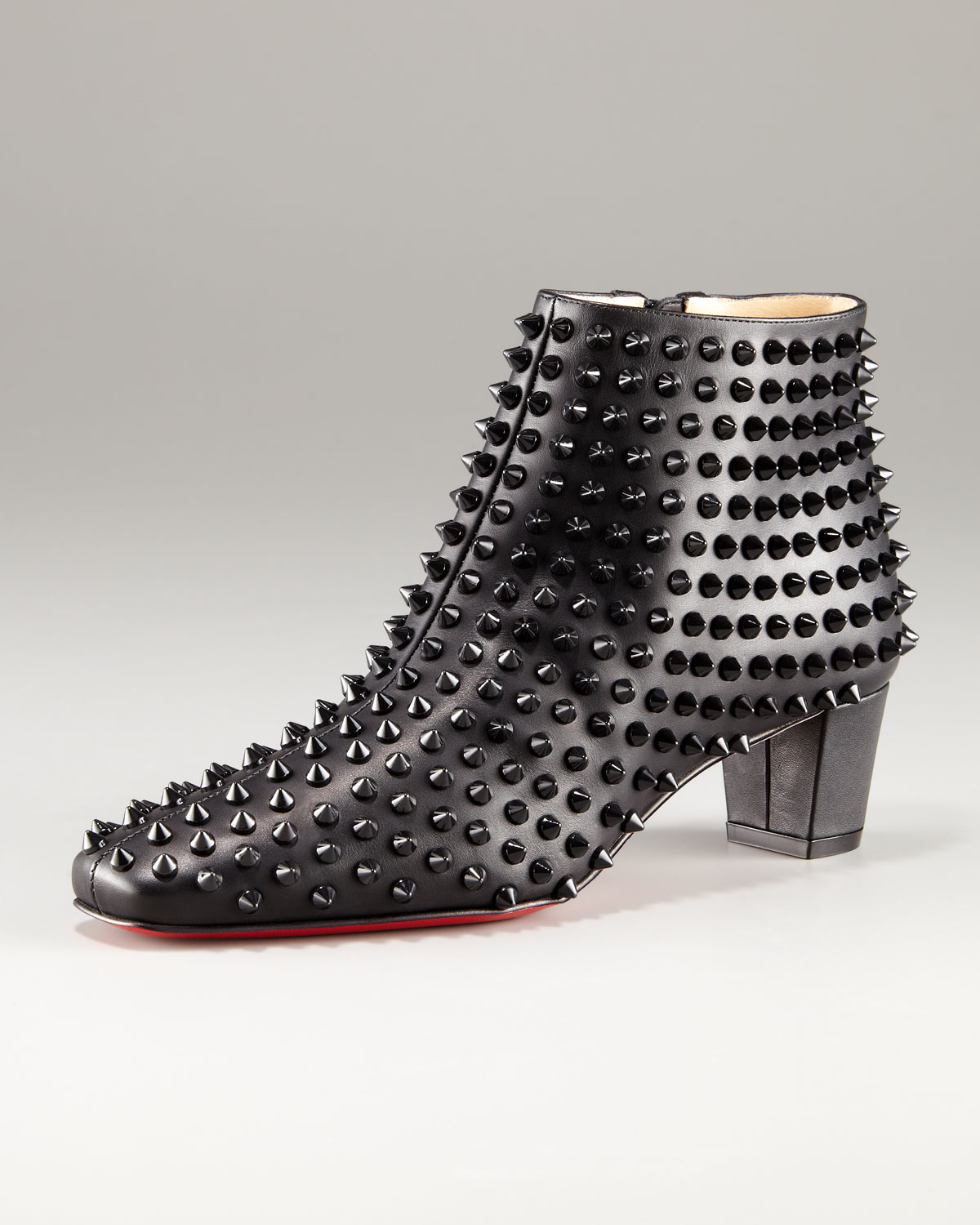 louboutin spiked booties