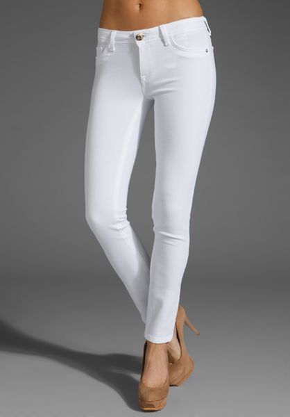 Dl1961 Amanda Skinny Jeans in White (milk) | Lyst