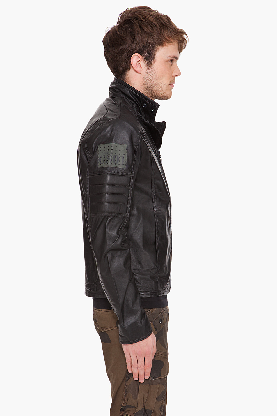 Lyst G Star Raw Jet Mfd Leather Jacket In Black For Men Gallery