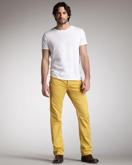 True Religion Ricky Golden Poppy Jeans in Yellow for Men (golden poppy ...