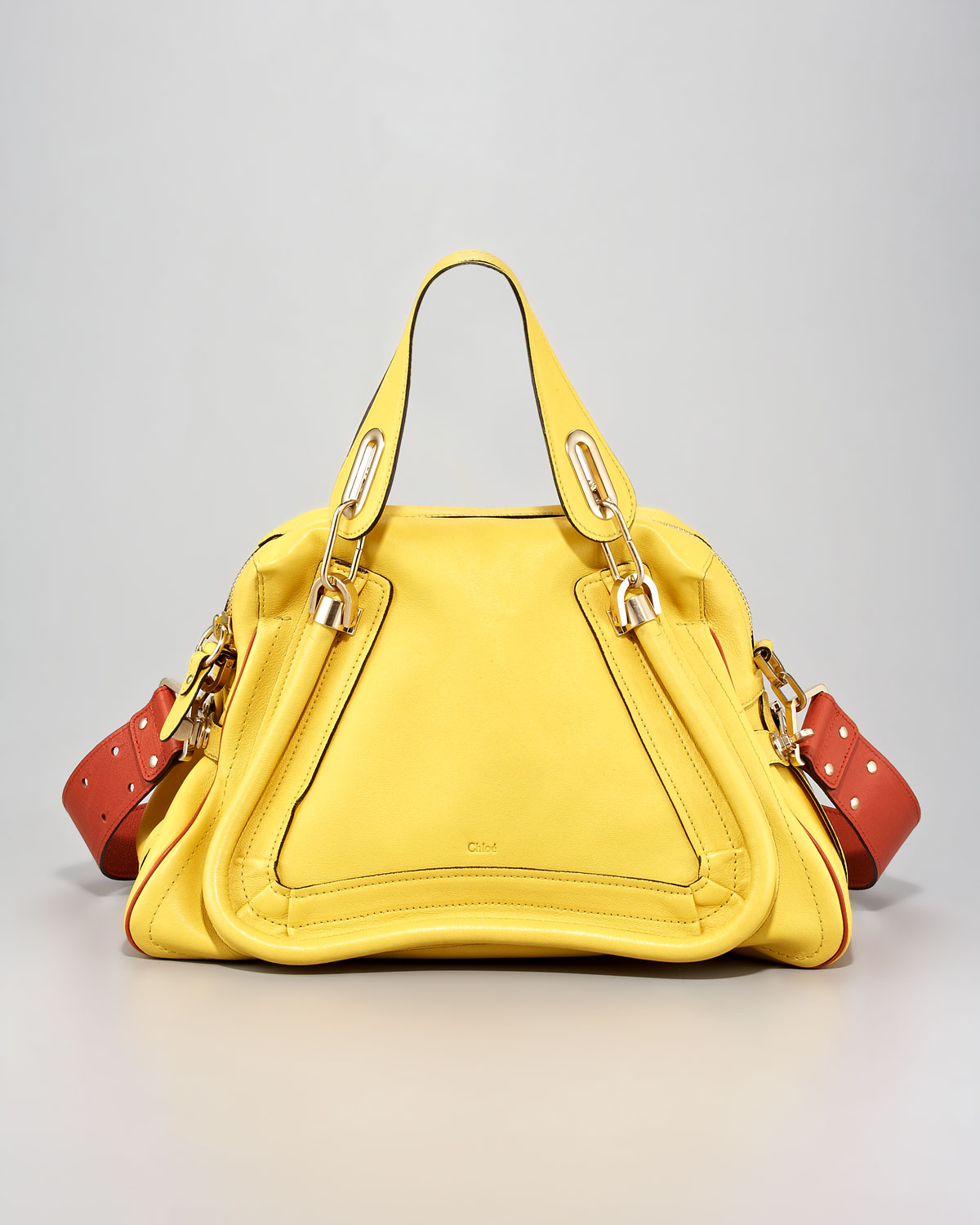 Chlo Paraty Shopper Bag Medium in Yellow (armagnac) | Lyst  