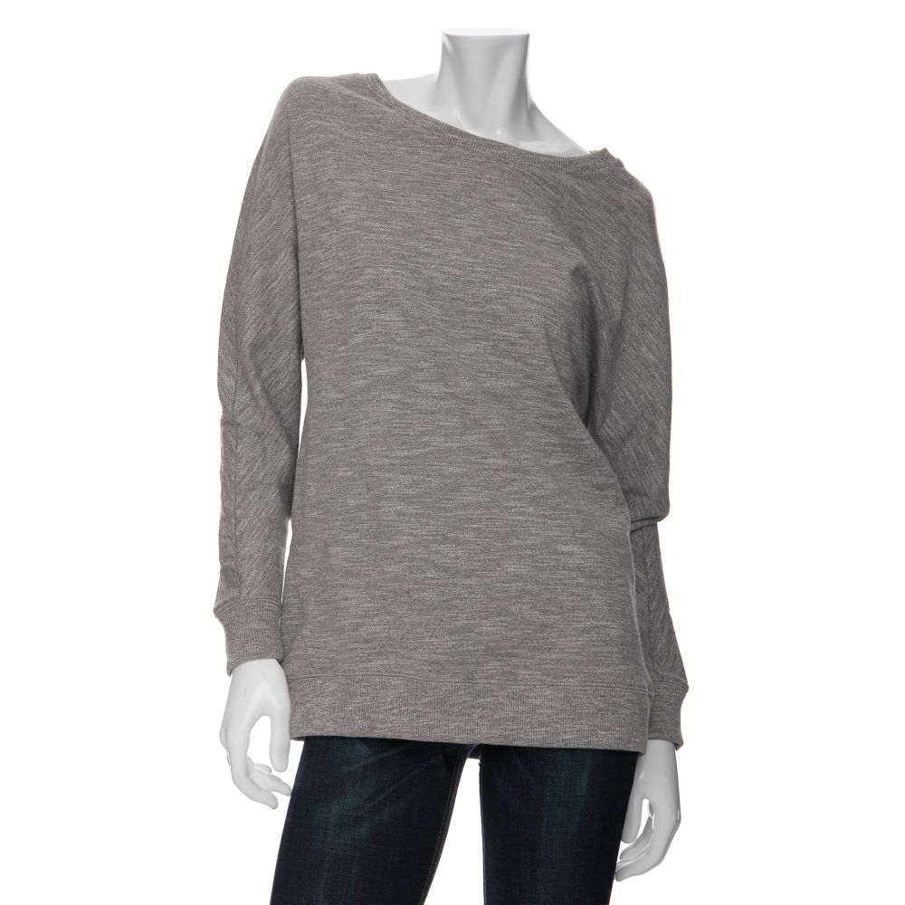 Rag & Bone Oversized Cut Out Sweatshirt in Gray (heather) | Lyst