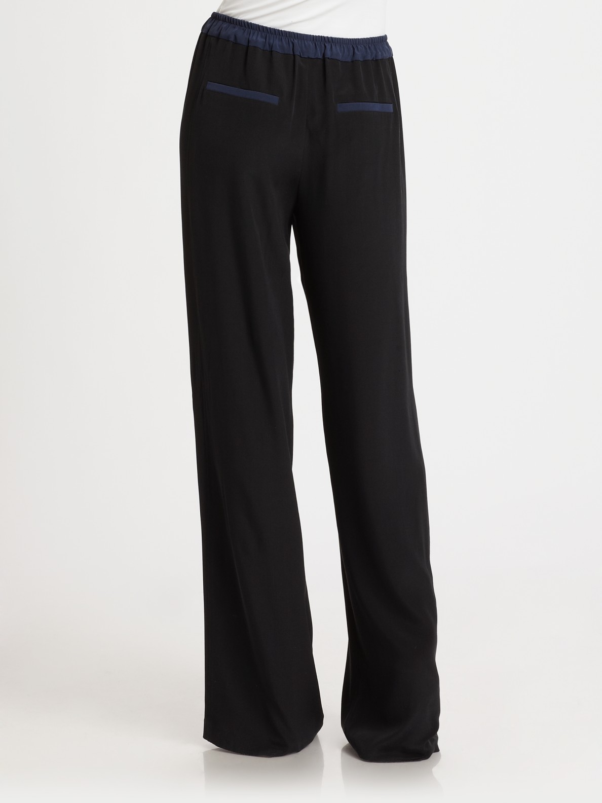 silk pajama joggers