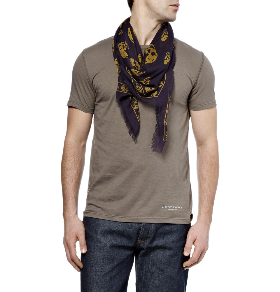 alexander mcqueen men's scarf