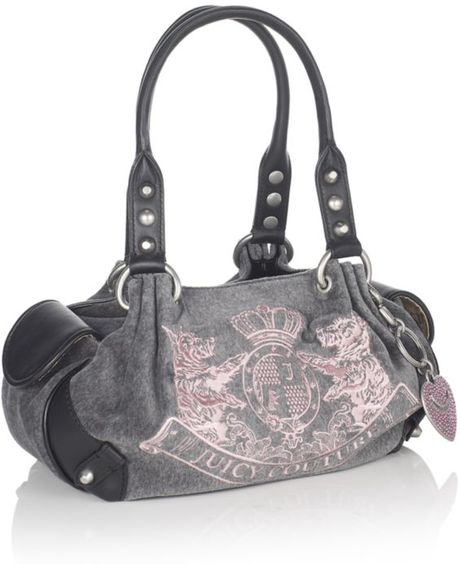 Juicy Couture Baby Scottie Shoulder Bag in Gray (grey) | Lyst
