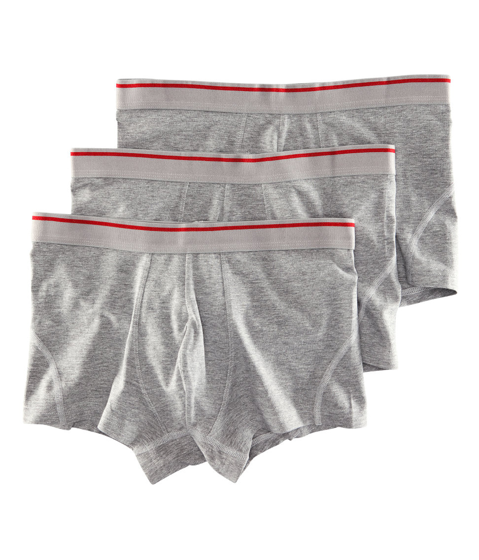 H&m 3-pack Boxer Shorts in Gray for Men (grey) | Lyst