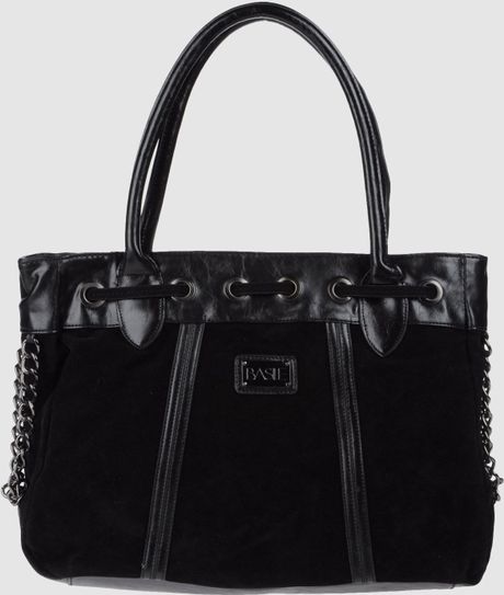 Basile Large Fabric Bag in Black (brown) | Lyst