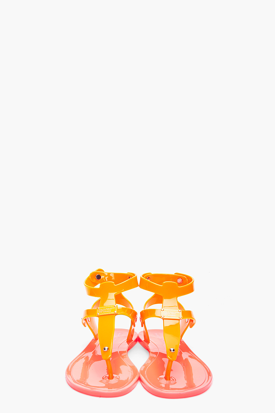 Lyst Marc By Marc Jacobs Orange Jelly Sandals in Orange