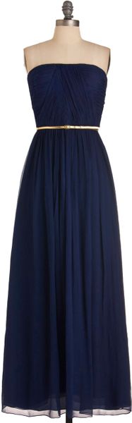 Modcloth The Local Muse Dress in Blue (navy) | Lyst