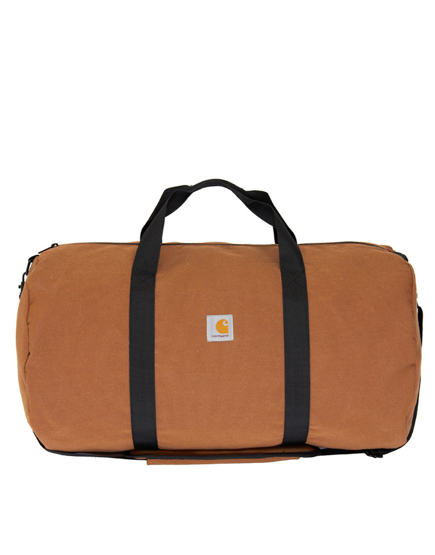 mens brown duffle bag