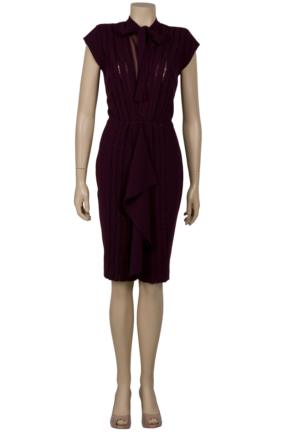 Lyst Eastland Lace Ribbon Dress in Red