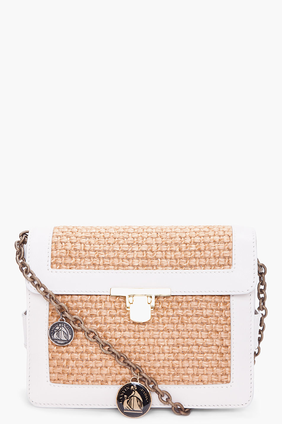 Lyst - Lanvin Camel Daddy Purse in Natural