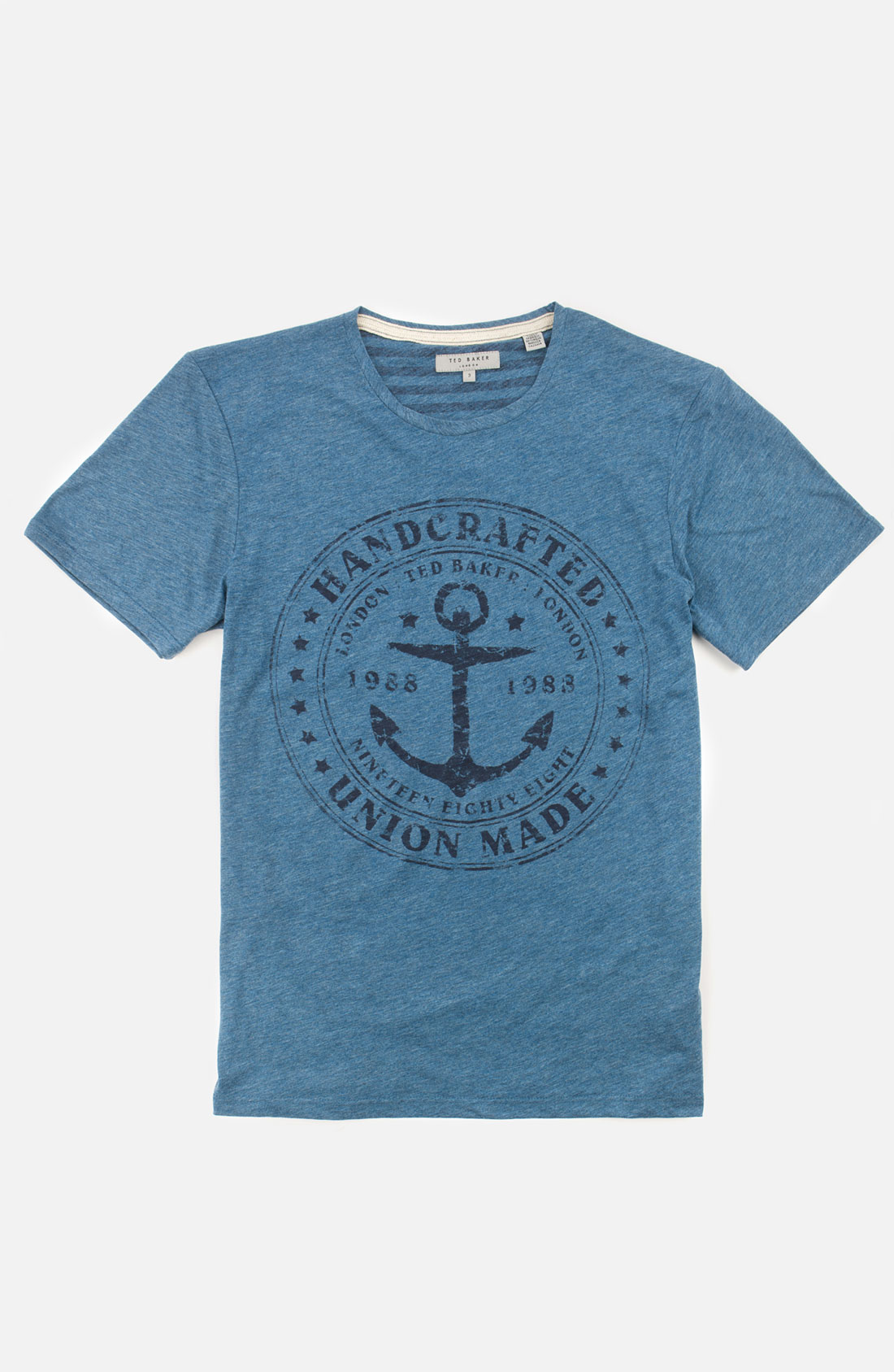 Ted Baker Graphic T-shirt in Blue for Men (teal) | Lyst