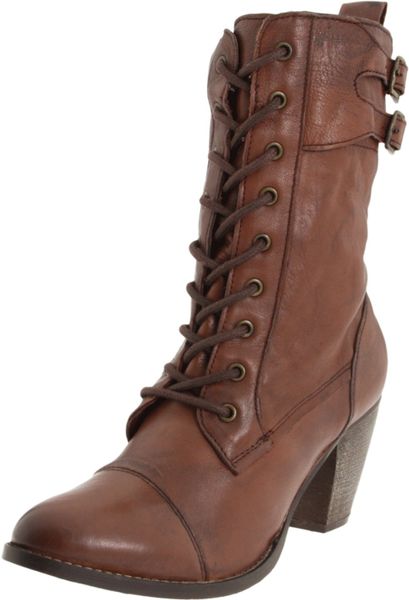 Mia Womens Nanette Lace Up Boot in Brown (antique brown) | Lyst