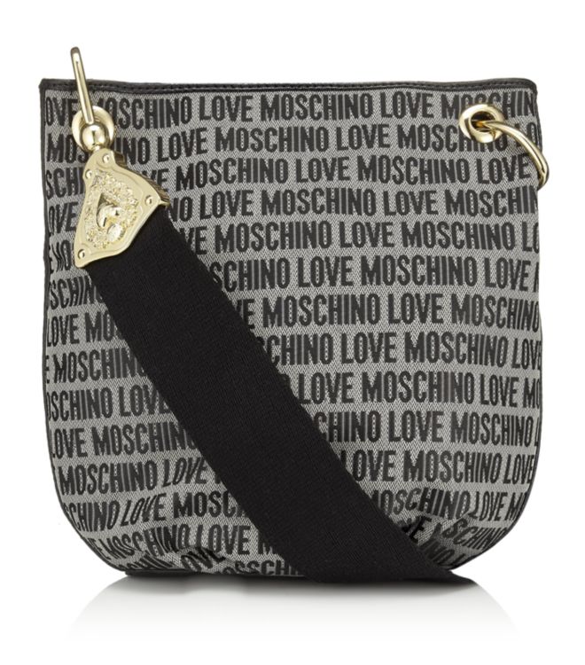 Love moschino Logo Crossbody Bag in Gray Lyst