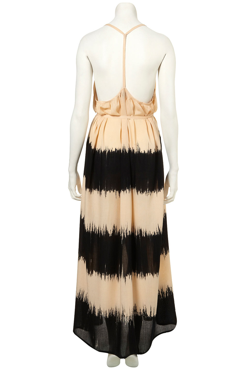 TOPSHOP Tie Dye T Back Maxi Cover Up in Black - Lyst