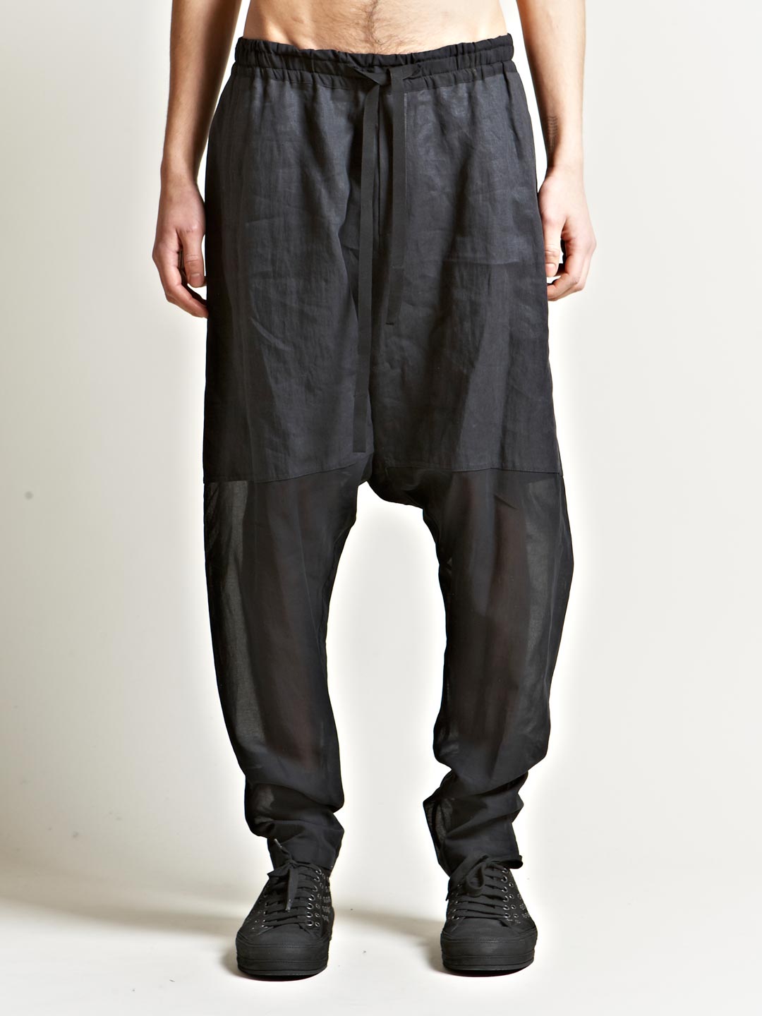 Lyst - Damir Doma Mens Paros Drop Crotch Trousers in Blue for Men