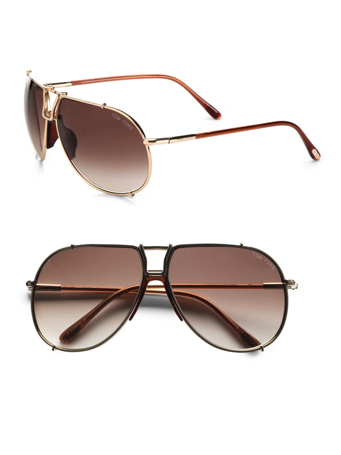 Tom ford william metal aviator sunglasses