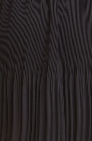 Pleione Micro Pleat Skirt in Black | Lyst