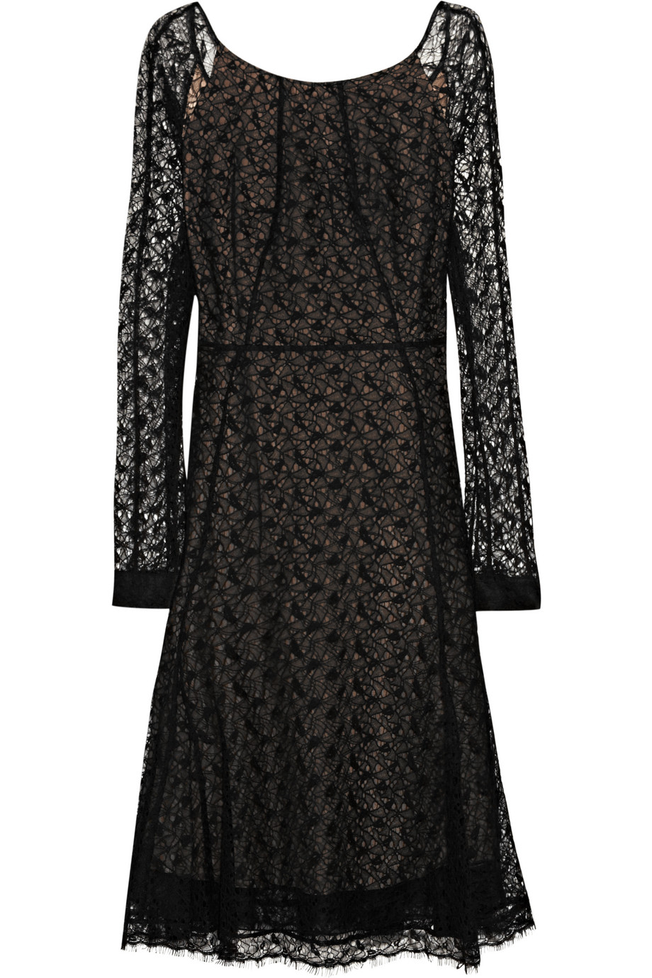 Lyst - Erdem Giselle Lace Dress in Black