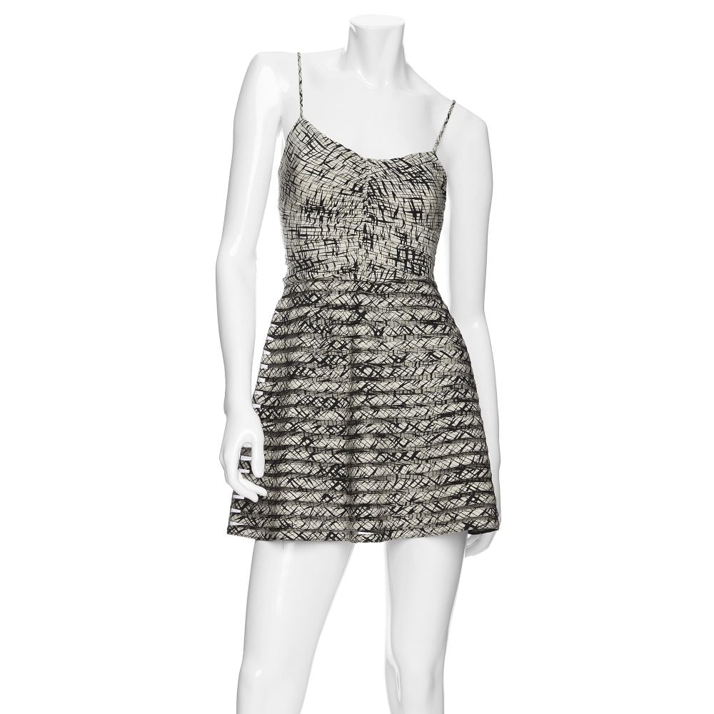 Lyst - Parker Barbed Wire Dress in Metallic