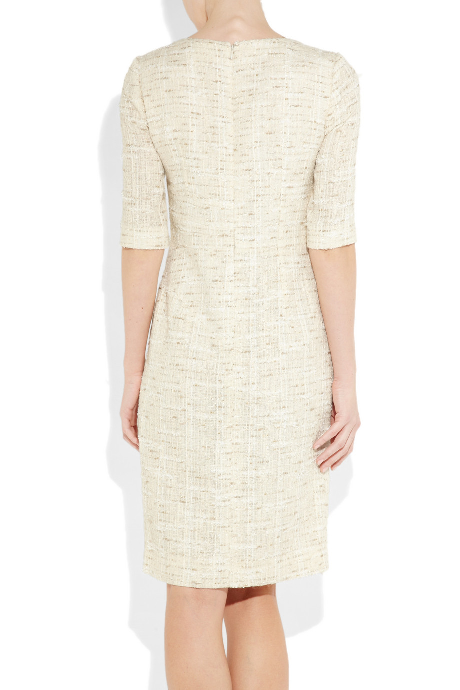 oscar de la renta tweed dress
