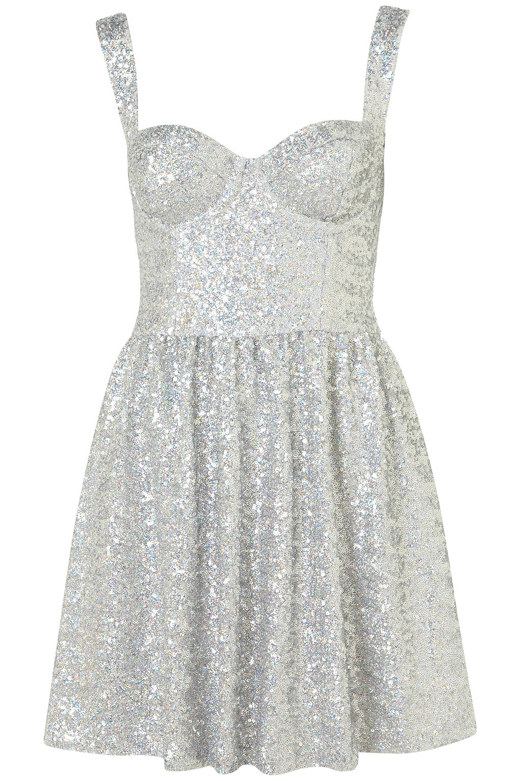 Topshop uk prom dress disco sequin