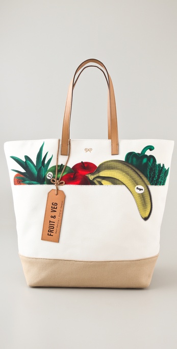 Download Anya hindmarch Fruit Vegetables Tote in Natural | Lyst