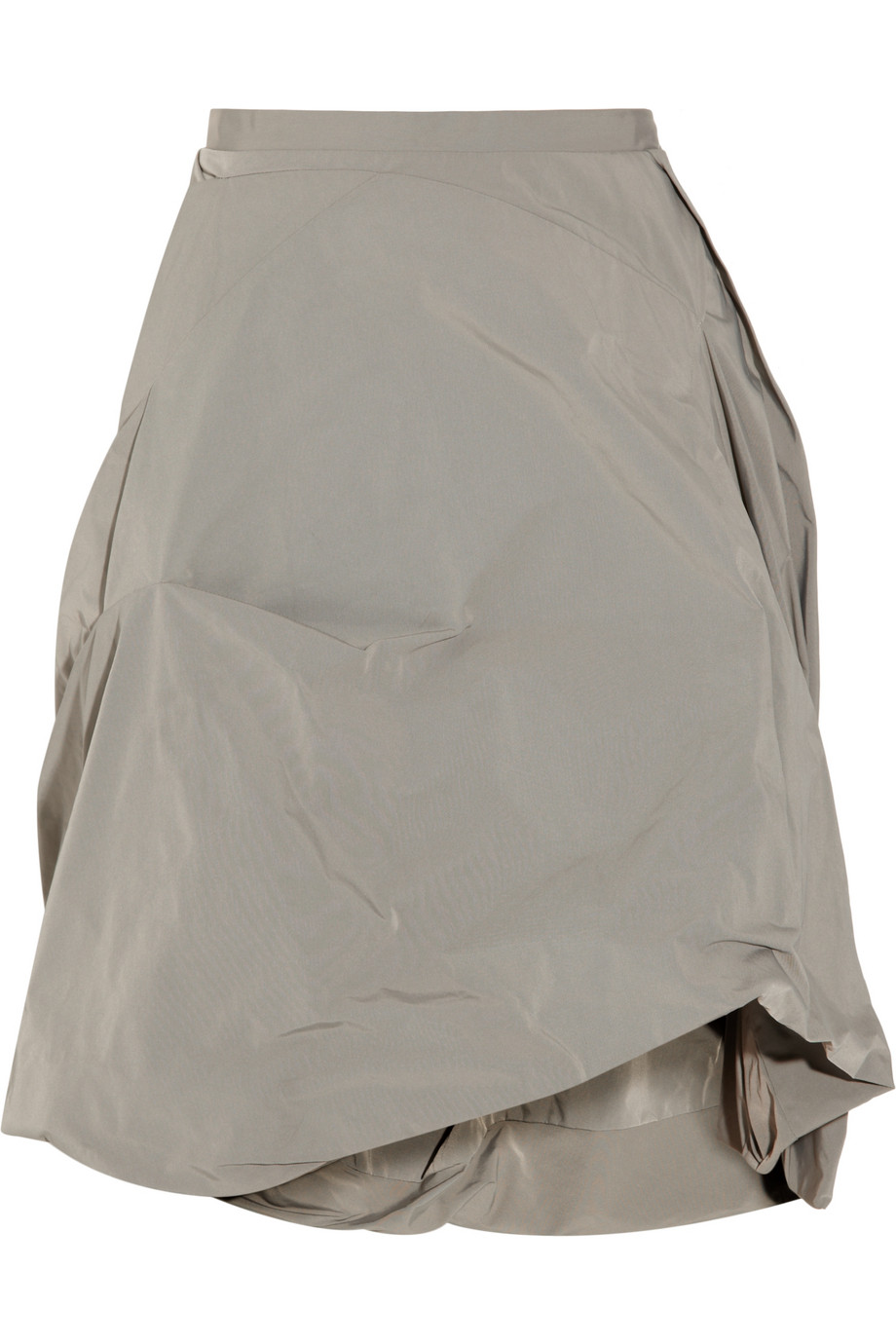 Marni Taffeta Bubble Skirt in Gray | Lyst