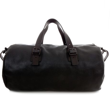 Marc By Marc Jacobs Cow Leather Duffle Bag in Black for Men | Lyst