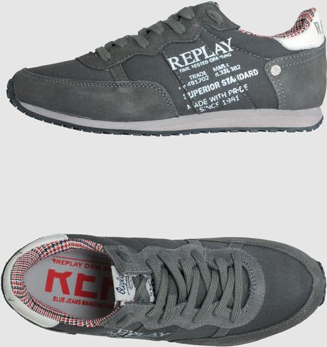 Replay Sneakers in Gray for Men (black) | Lyst