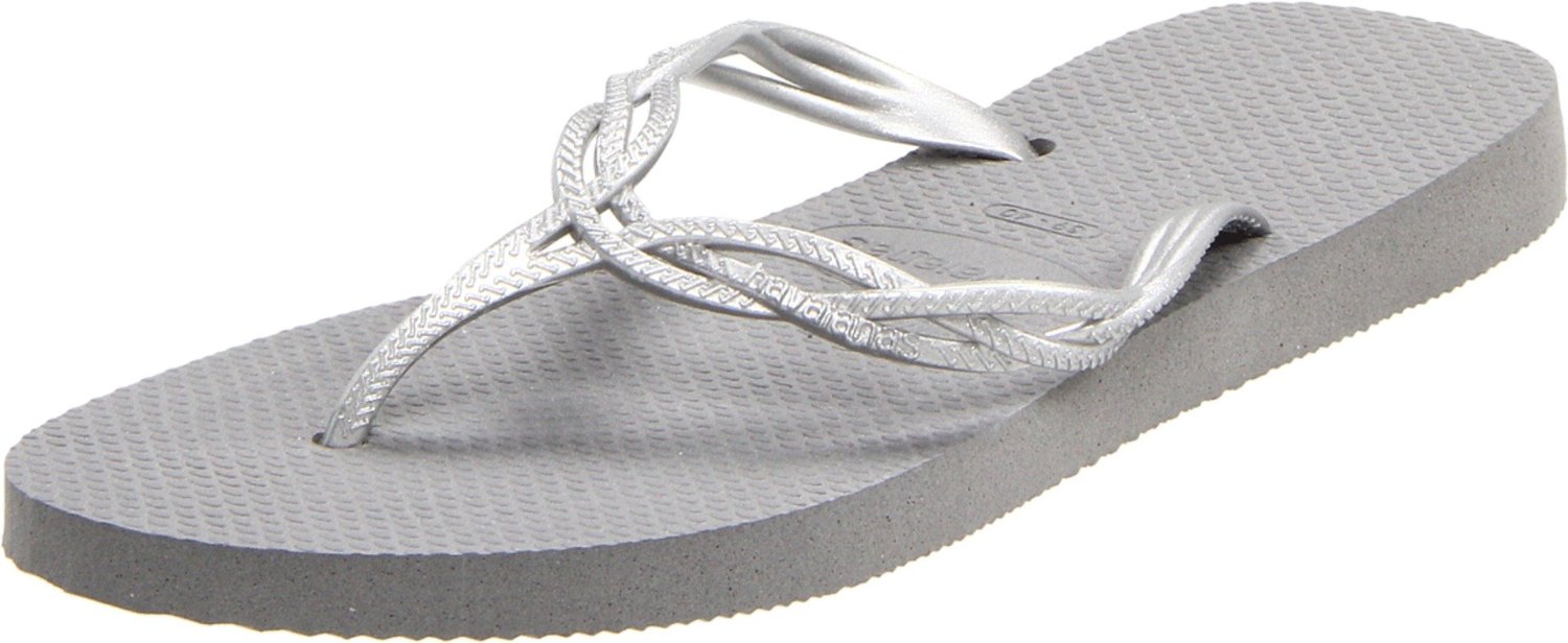 Havaianas Flash Sweet Flip Flop in Gray (grey/silver) | Lyst