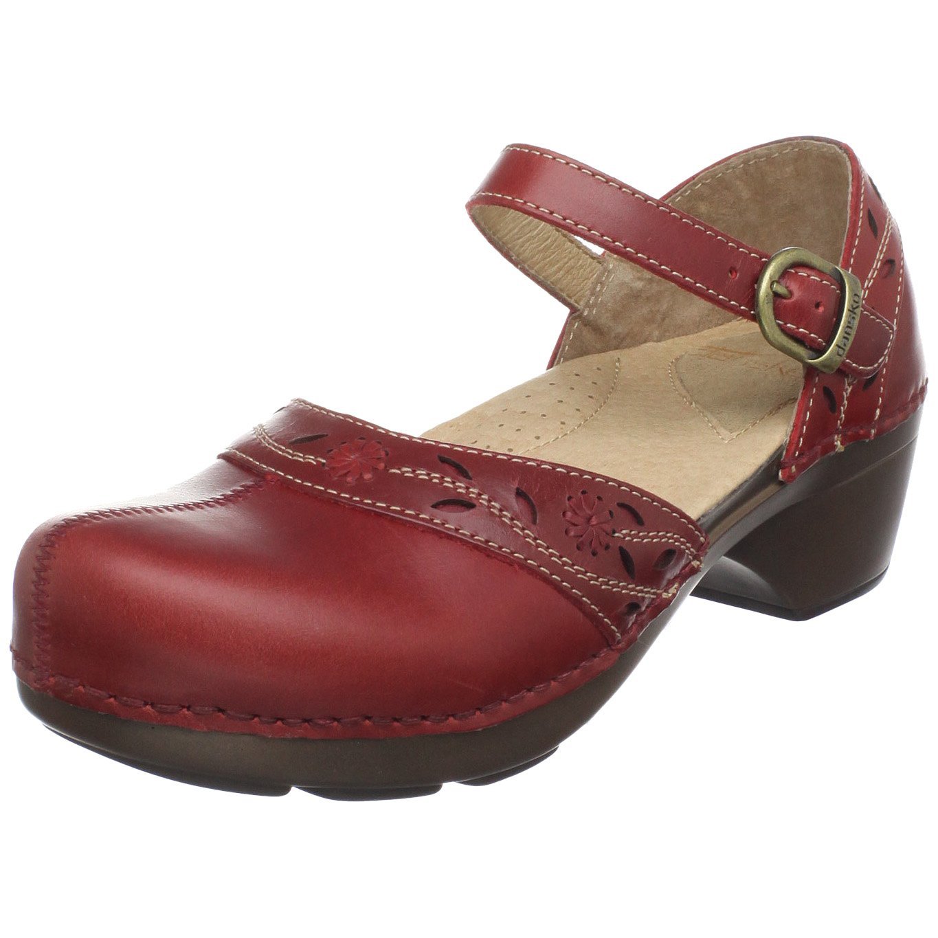 Dansko Dansko Womens Stefanie Clog in Red (crimson) | Lyst