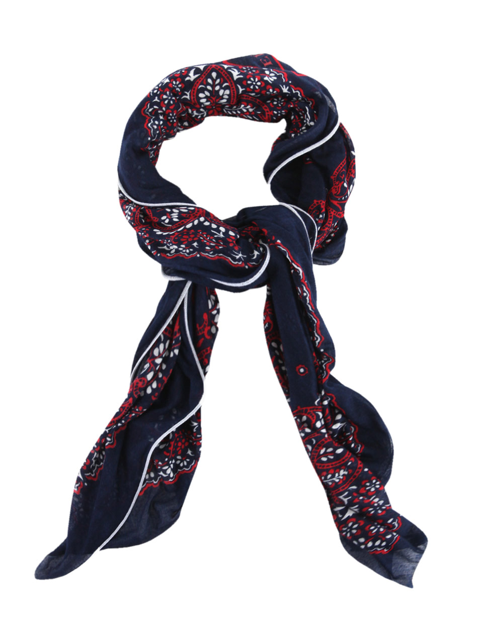 Alexander Mcqueen Bandana Scarf in Blue for Men (red) | Lyst