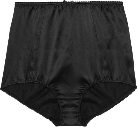 Dolce & Gabbana High-Waisted Stretch Silk Satin Briefs in Black | Lyst