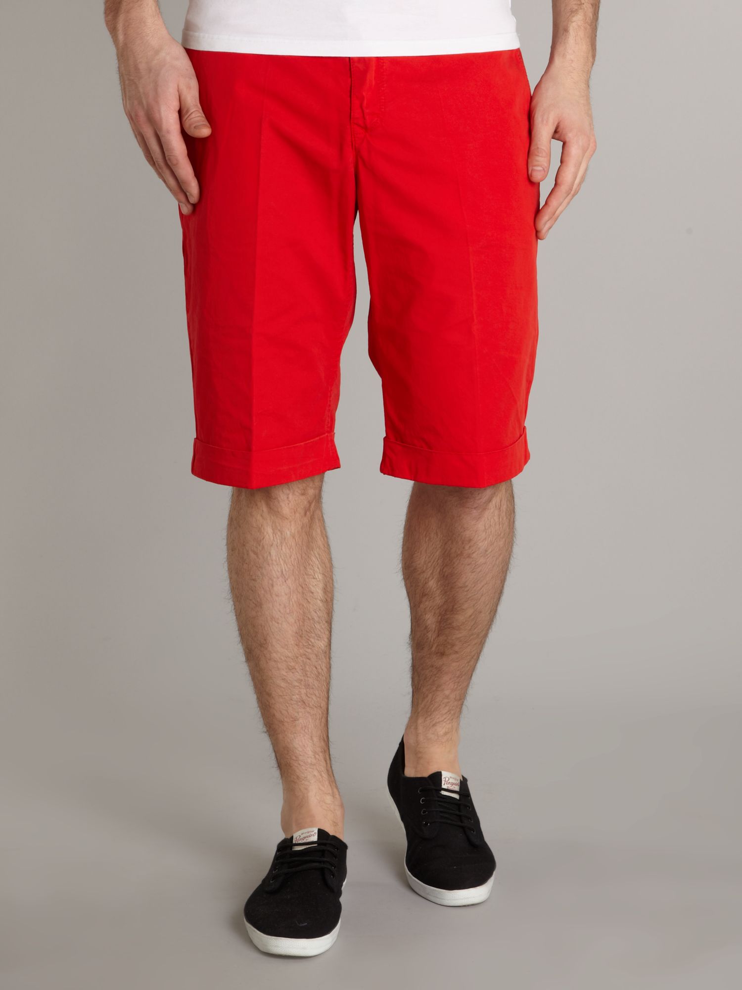 Kenzo Chino Shorts in Red for Men | Lyst