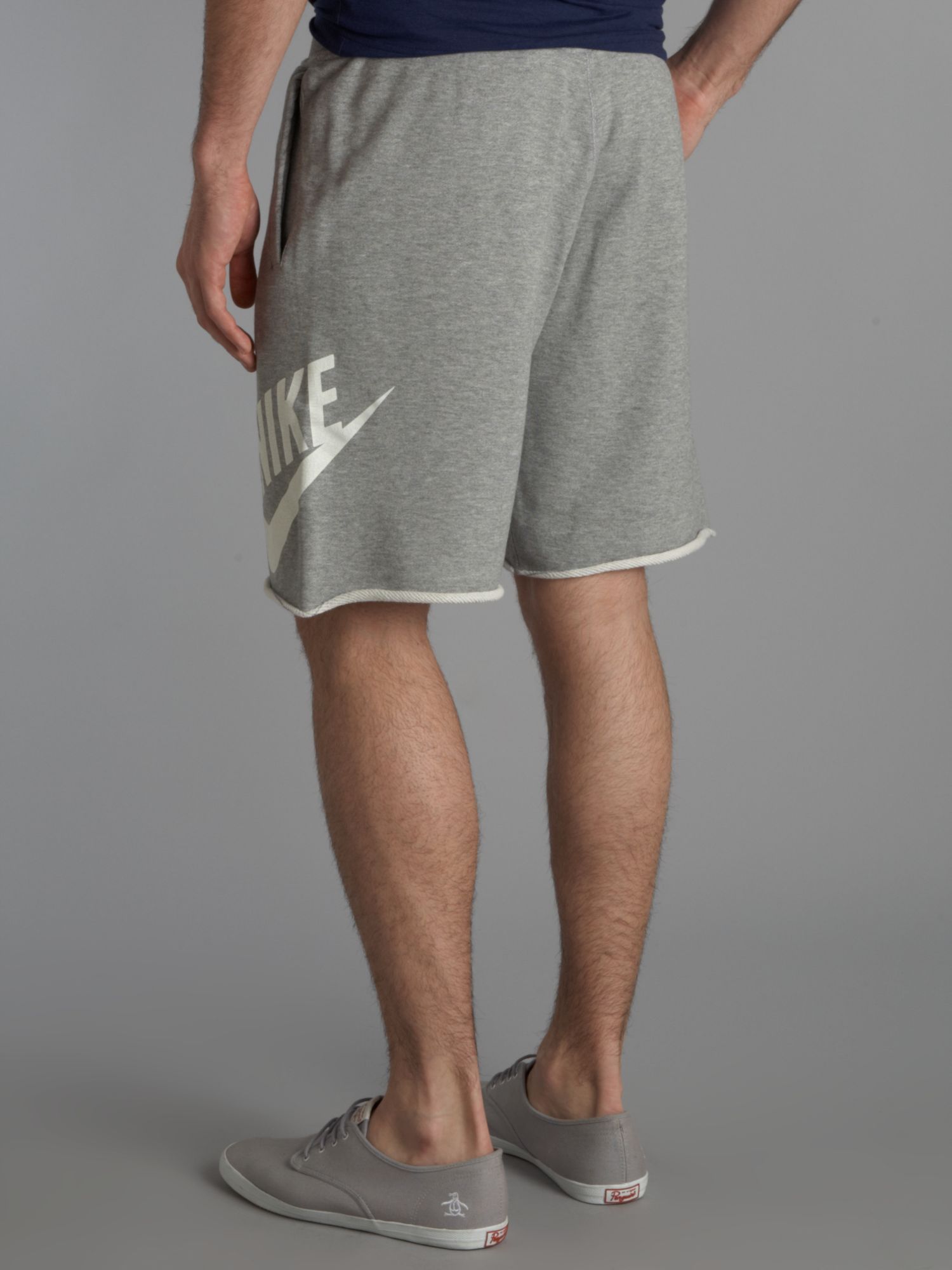 gray sweat shorts mens