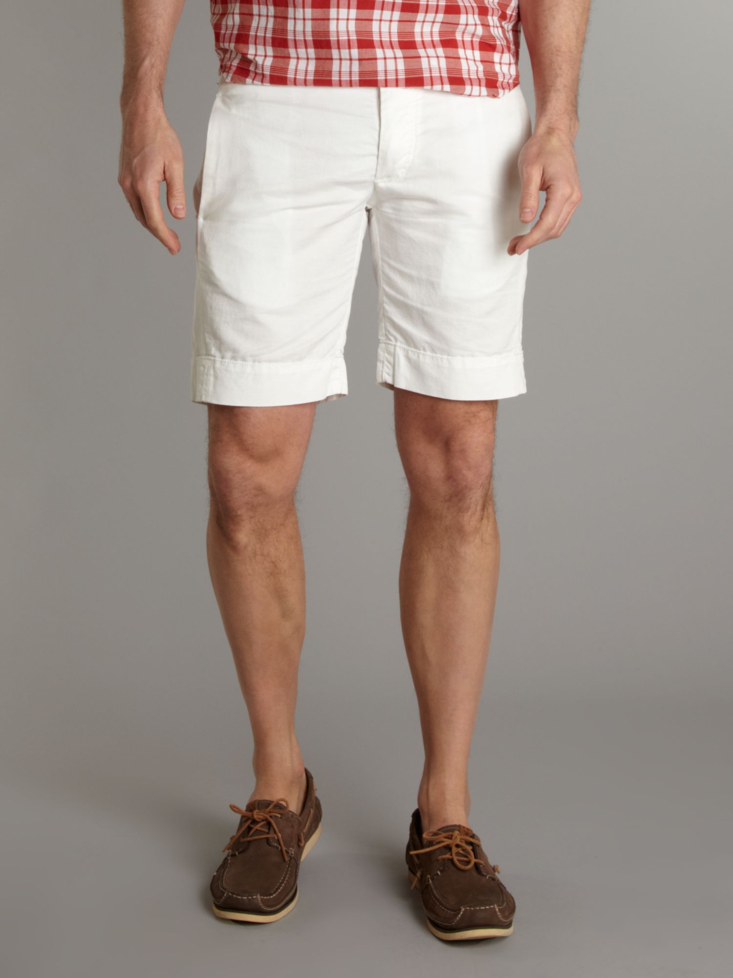 Armani jeans Chino Shorts in Gray for Men | Lyst